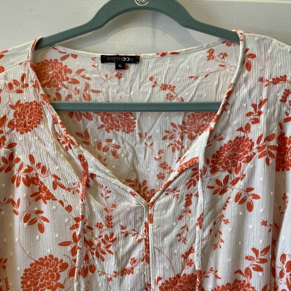 Papermoon Stitch Fix Addley Clip Dot Blouse Size XL - Picture 2 of 2